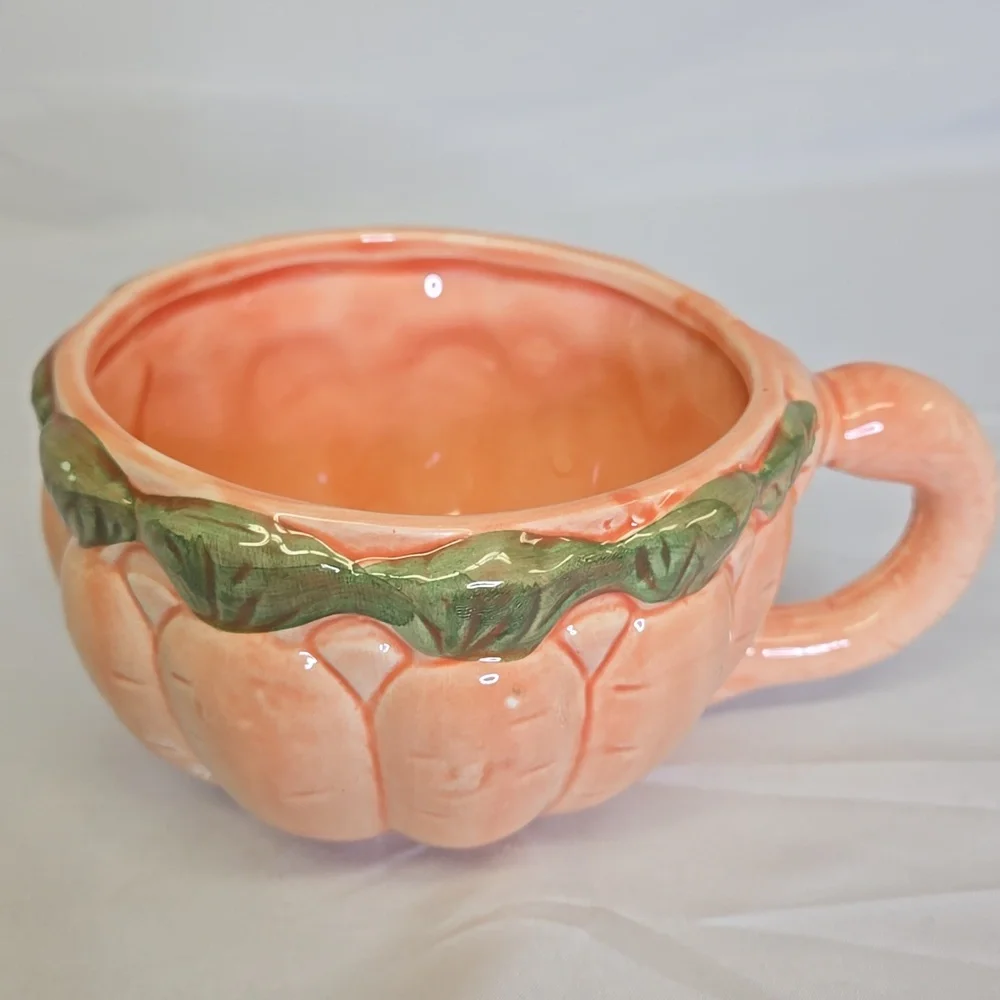 Ceramic Carrot Soup Mug WIth‎ Handle, 5